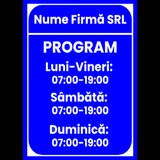 Semn personalizat pentru program